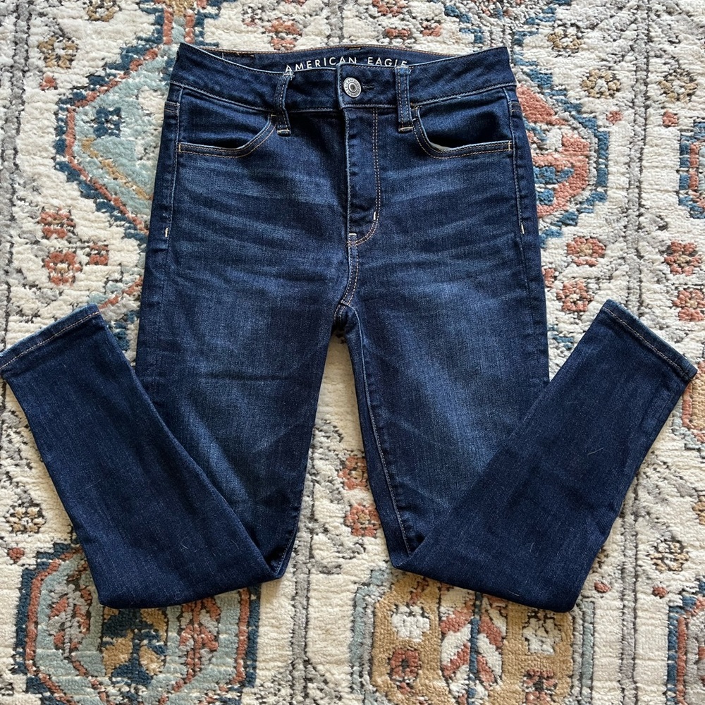 Like new American Eagle high rise jeggings